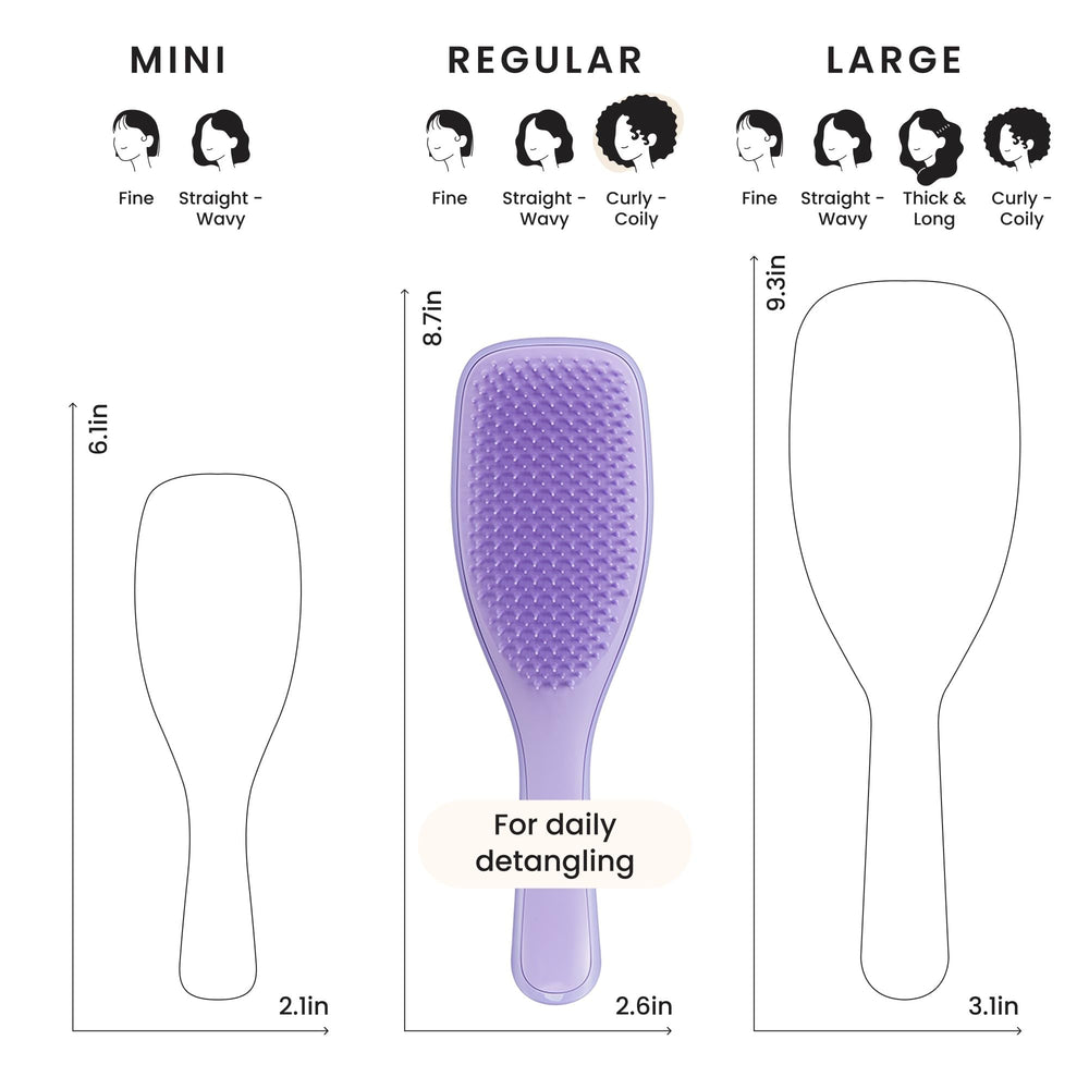 Tangle Teezer Ultimate Detangler ducha distribuye acondicionador de forma uniforme