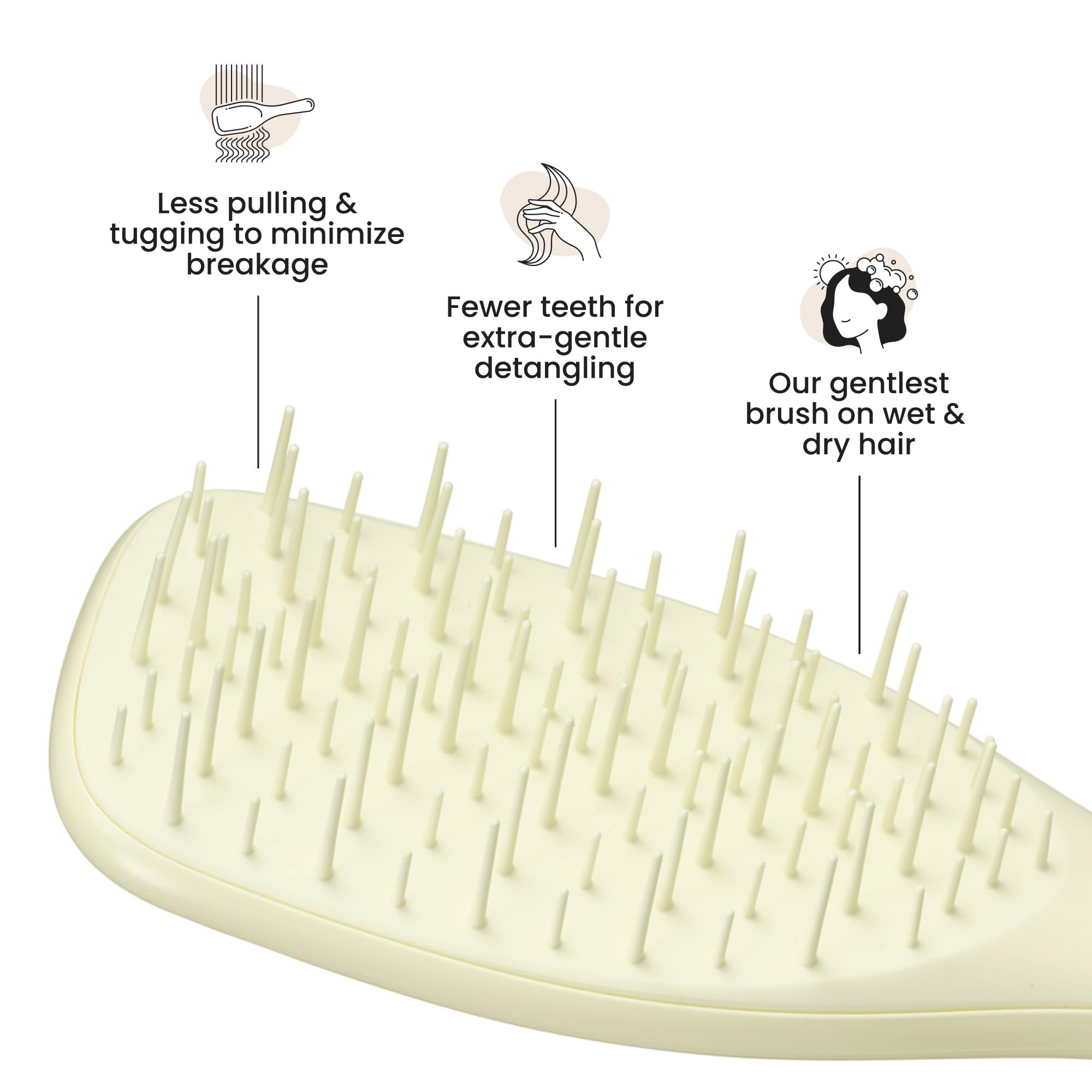Tangle Teezer para uso en húmedo con acondicionador, desliz suave.