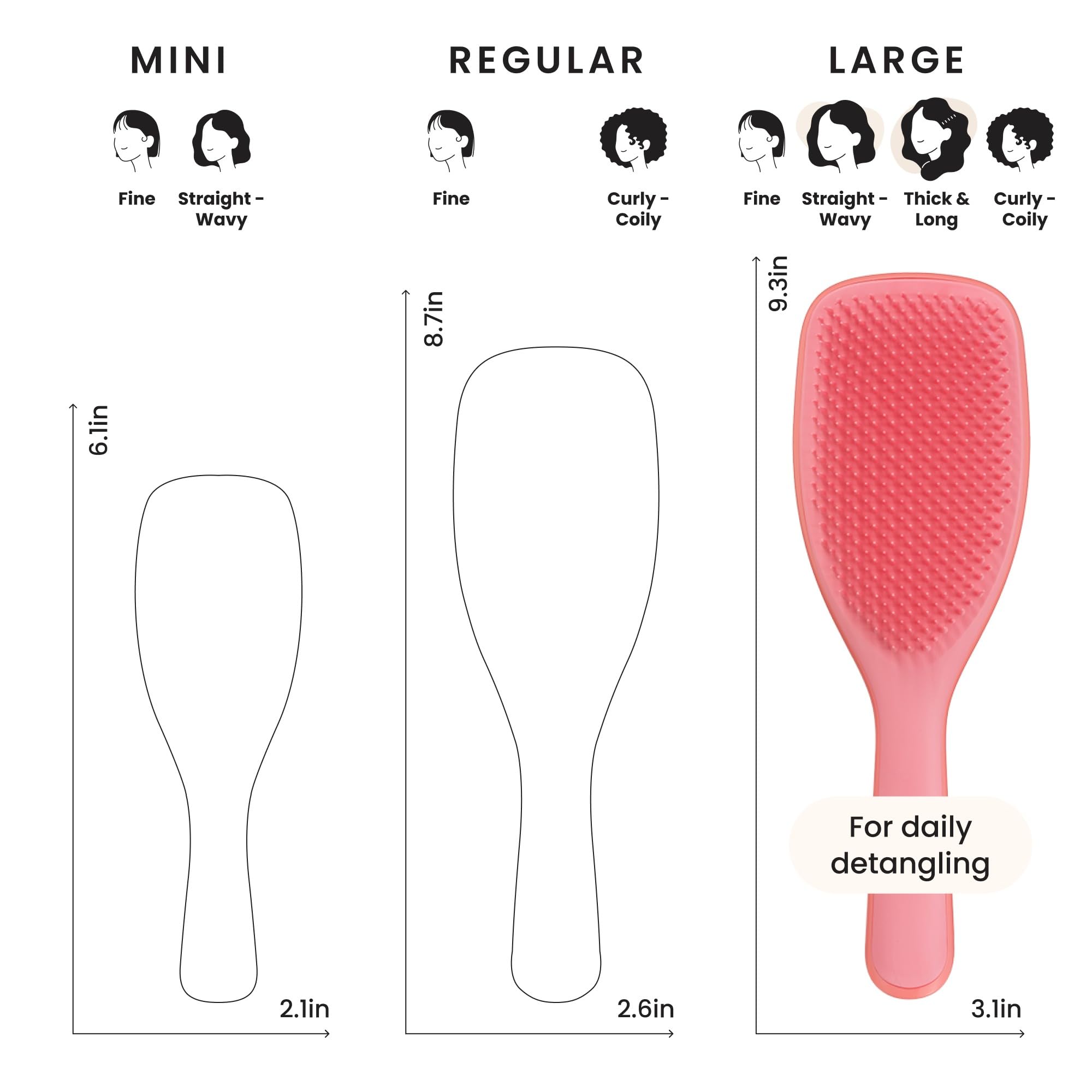 Tangle Teezer ideal para pelo grueso y rizado con uso diario.