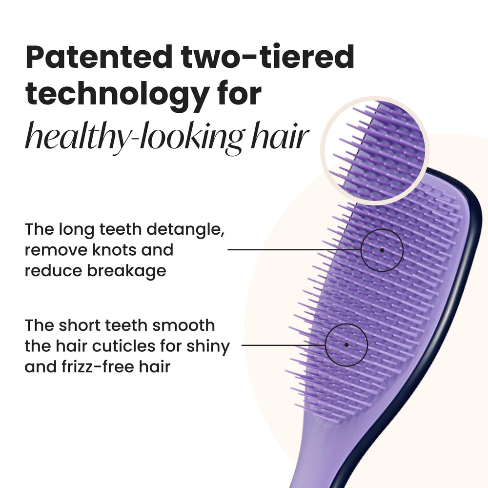 Tangle Teezer Zodiac Ultimate Detangler Libra, cabello húmedo desenredado con control y suavidad.