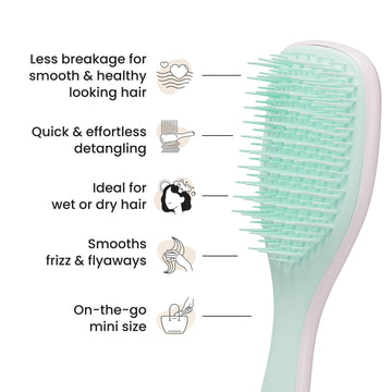 Tangle Teezer: dientes cortos y suaves para alisar.