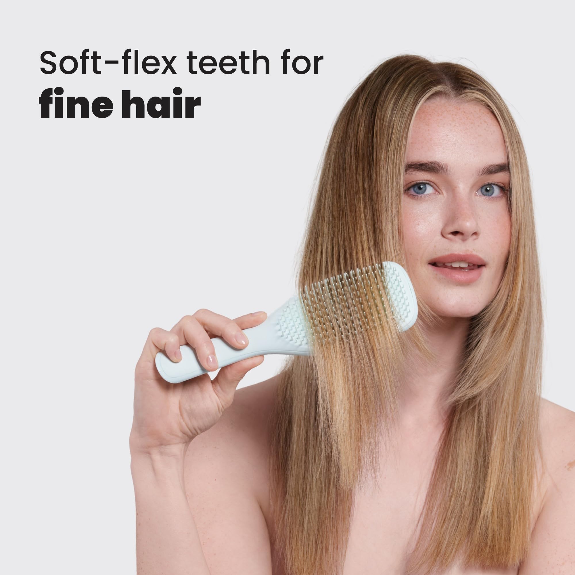 Distribución uniforme de acondicionador o mascarilla con Tangle Teezer.