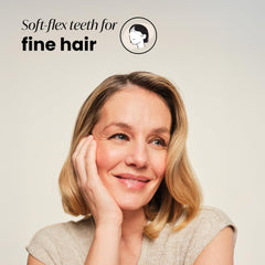 Tangle Teezer Original Detangler con dientes flexibles para cabellos finos y frágiles.