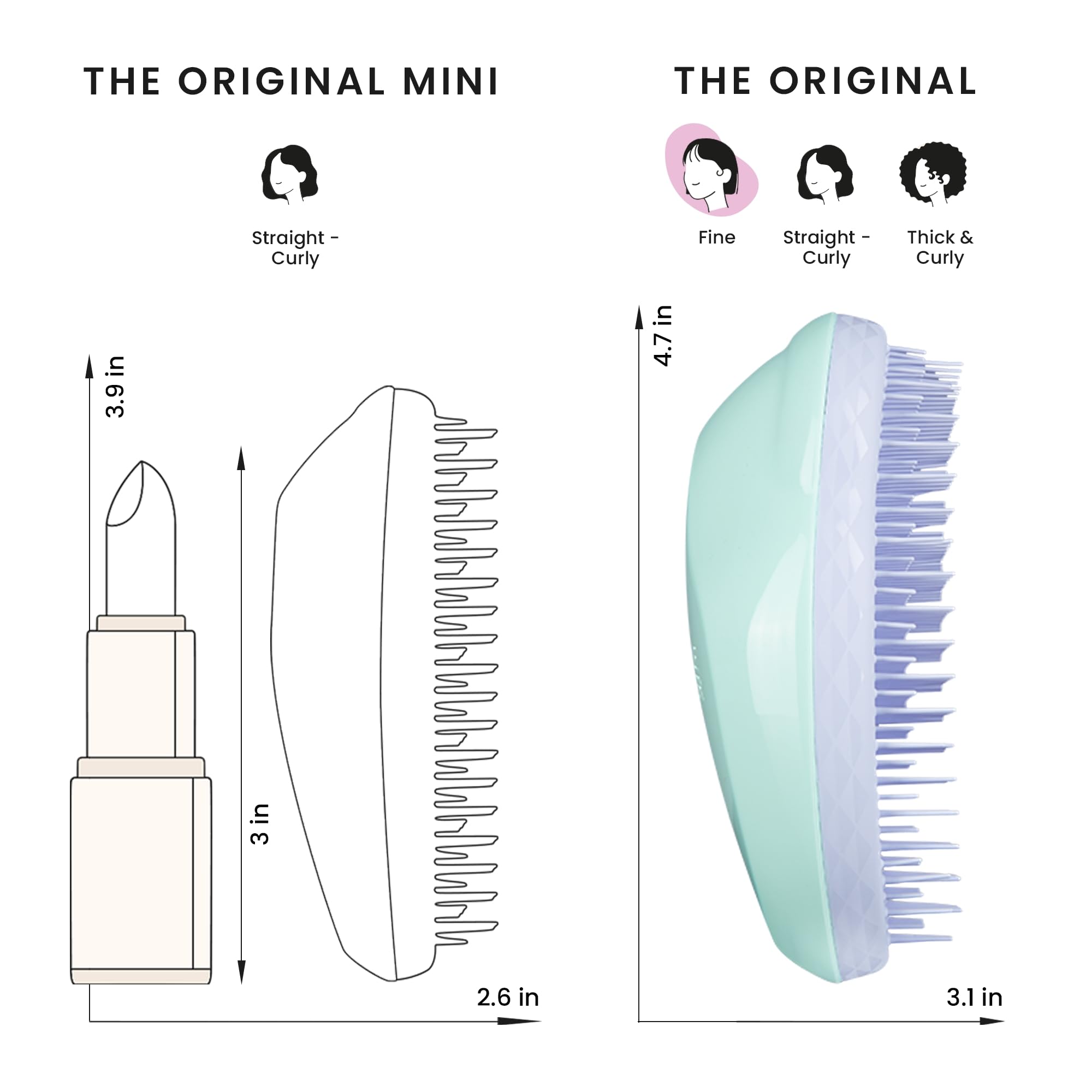 Embalaje sostenible de Tangle Teezer para una experiencia consciente.
