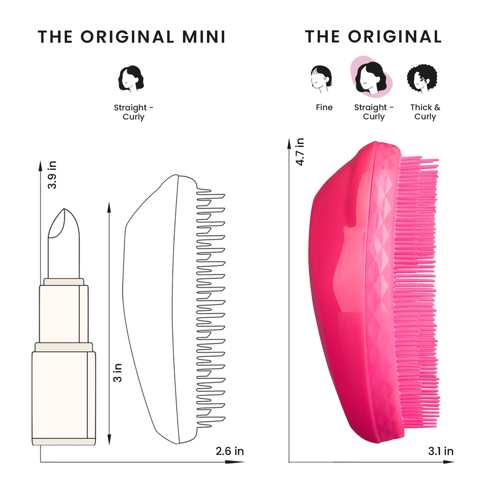 Tangle Teezer Original Detangler: perfecto para todo tipo de cabello y mechones rebeldes
