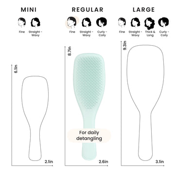 Detalle de la tecnología de dientes dos niveles de Tangle Teezer.