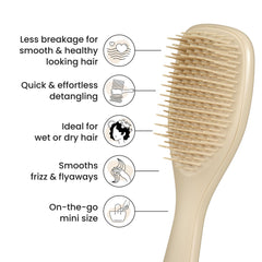 Tangle Teezer Ultimate desenredando pelo mojado sin tirar.