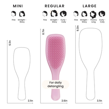 Tangle Teezer Ultimate Detangler: apto para todo tipo de cabello con dientes suaves.