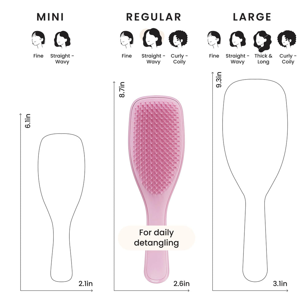 Tangle Teezer Ultimate Detangler: apto para todo tipo de cabello con dientes suaves.