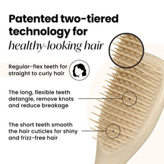 Tangle Teezer Ultimate con dientes de dos niveles para desenredar.