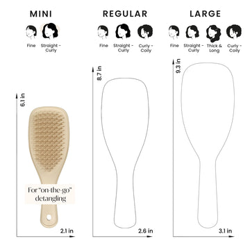 Tangle Teezer Ultimate estuche de viaje compacto.