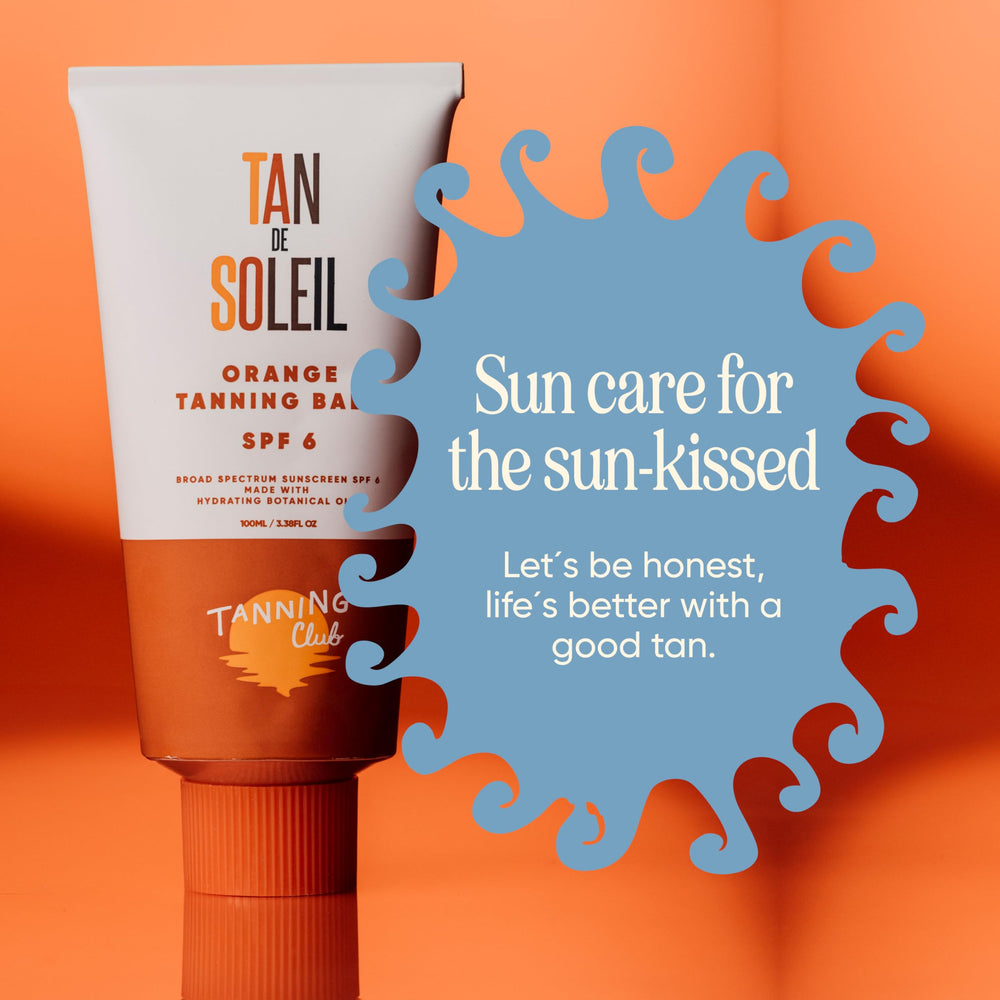 Peau dorée et hydratée sans film gras avec Tan De Soleil Orange Gel.