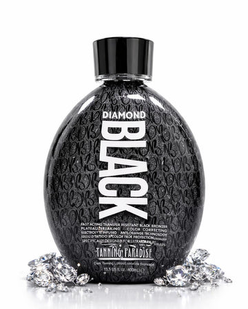 Tanning Paradise Diamond Black loción bronceadora transfer-resistente para cabinas.