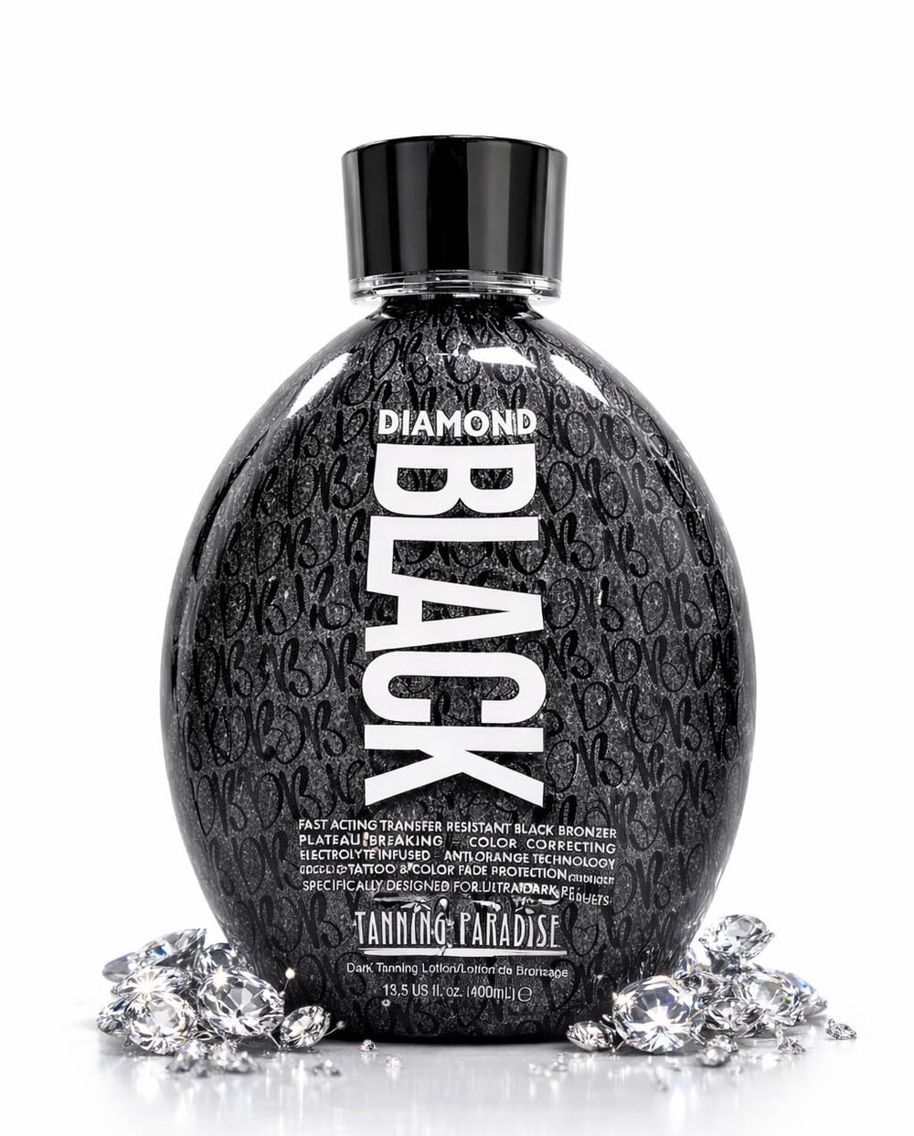 Tanning Paradise Diamond Black loción bronceadora transfer-resistente para cabinas.