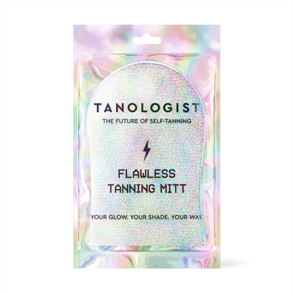 Tanologist Flawless: guante de bronceado para una aplicación lisa y uniforme.