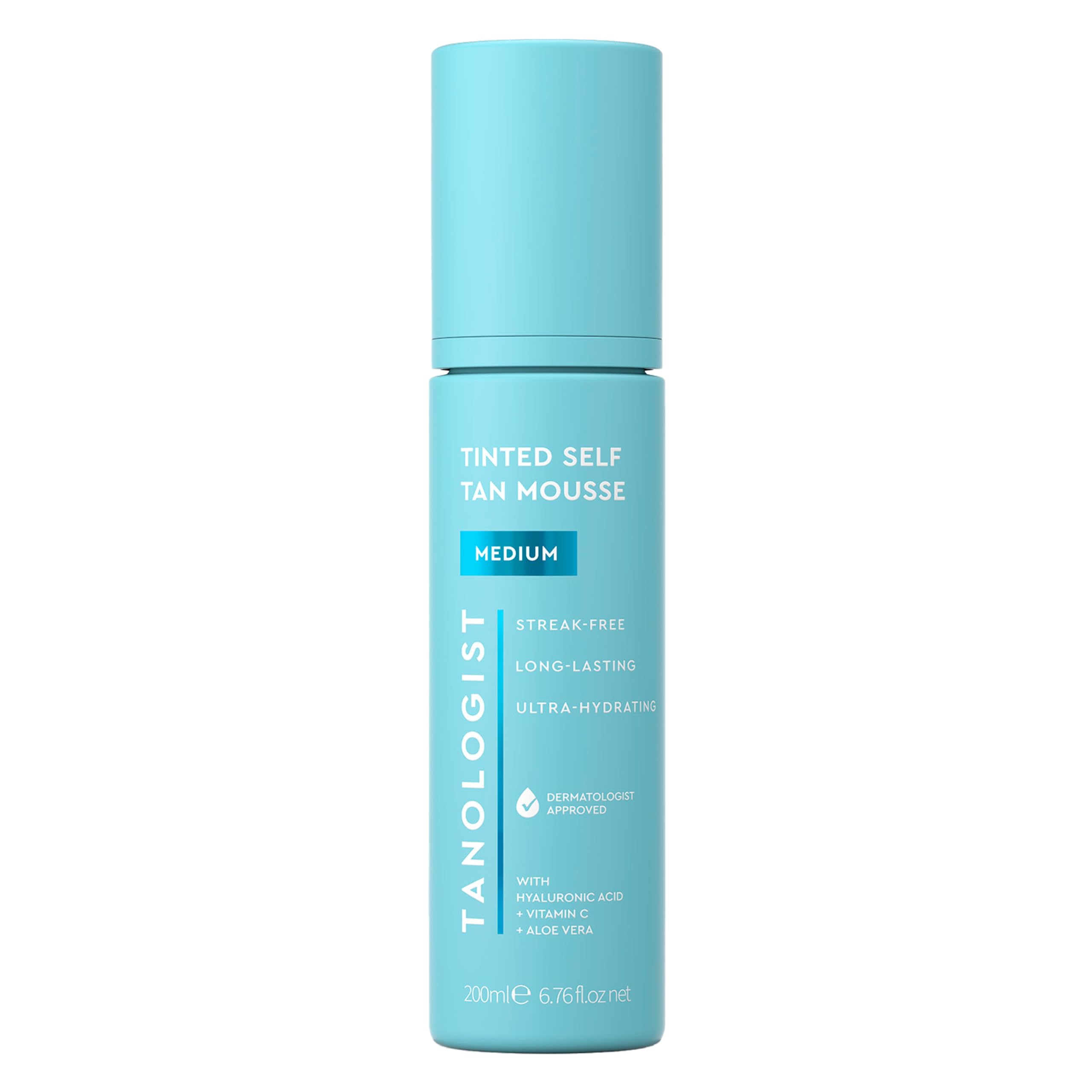 Tanologist Mousse Autobronceadora con guía de color para aplicación uniforme.
