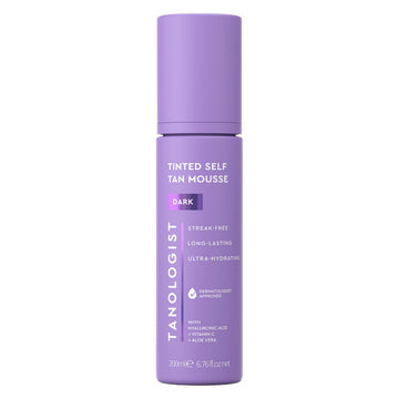 Tanologist mousse-tinte bronceado con guía de color para aplicación uniforme