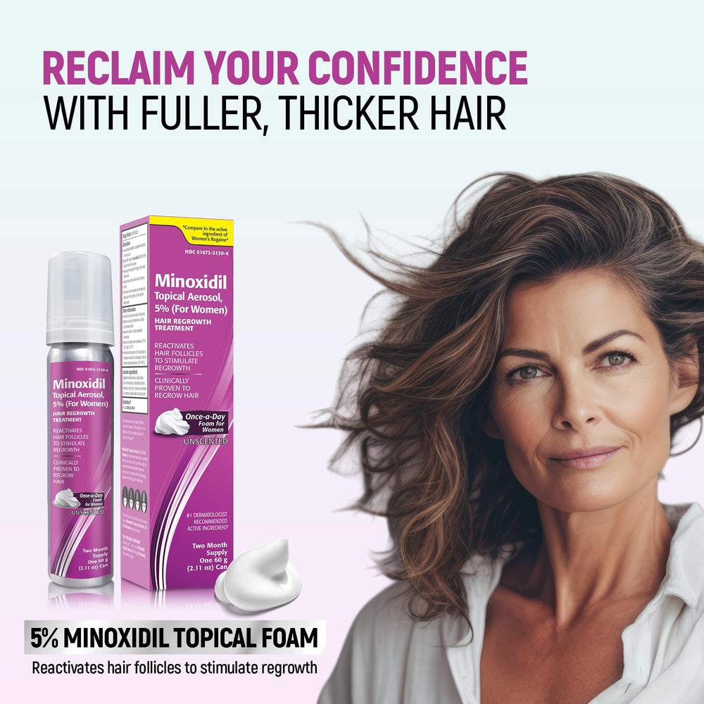 TARO Minoxidil cabello más denso con uso continuo