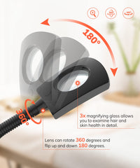TASALON brazo plegable 180° para comodidad durante el tratamiento