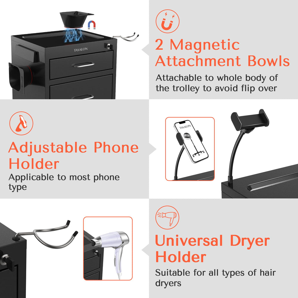 Tasalon cuencos magnéticos para herramientas pequeñas al alcance.