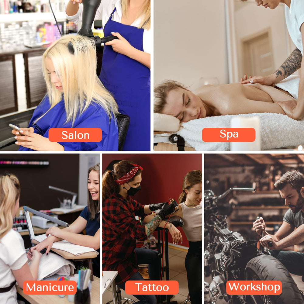 Tasalon soporte para secador de pelo resistente al calor para uso profesional.