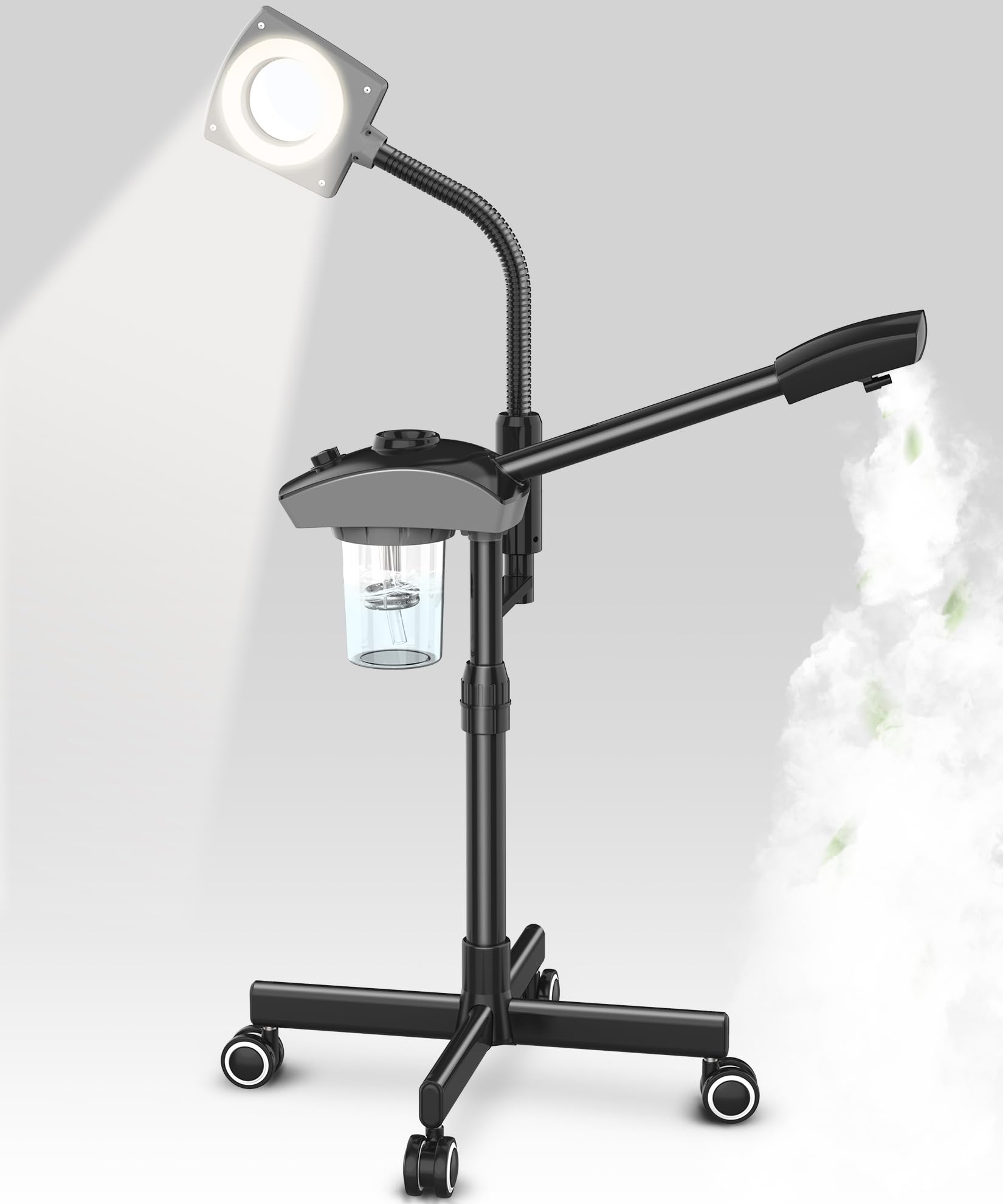 TASALON vapor facial 2 en 1 para abrir poros y limpieza suave