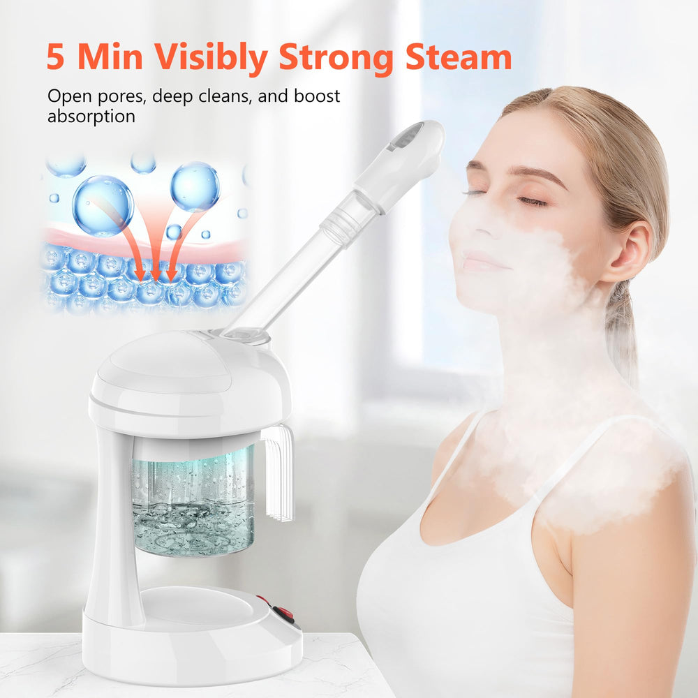 TASALON Vapor facial portátil y compacto para uso en casa