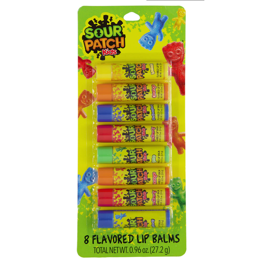 Taste Beauty Sour Patch Kids pack de 8 bálsamos labiales para llevar