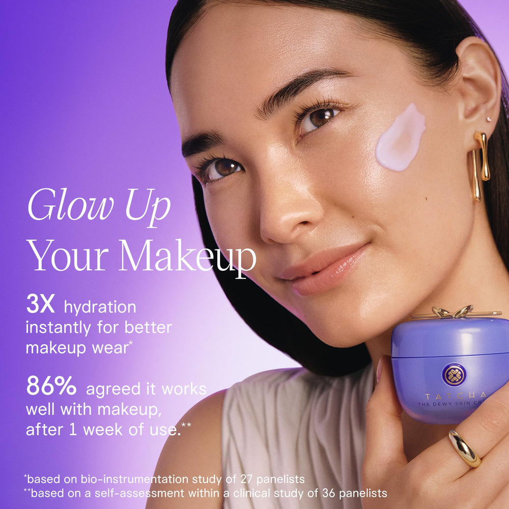 TATCHA brillo natural: piel luminosa gracias a hidratación constante.