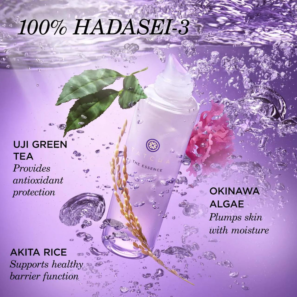 TATCHA The Essence, application facile qui complète votre routine.