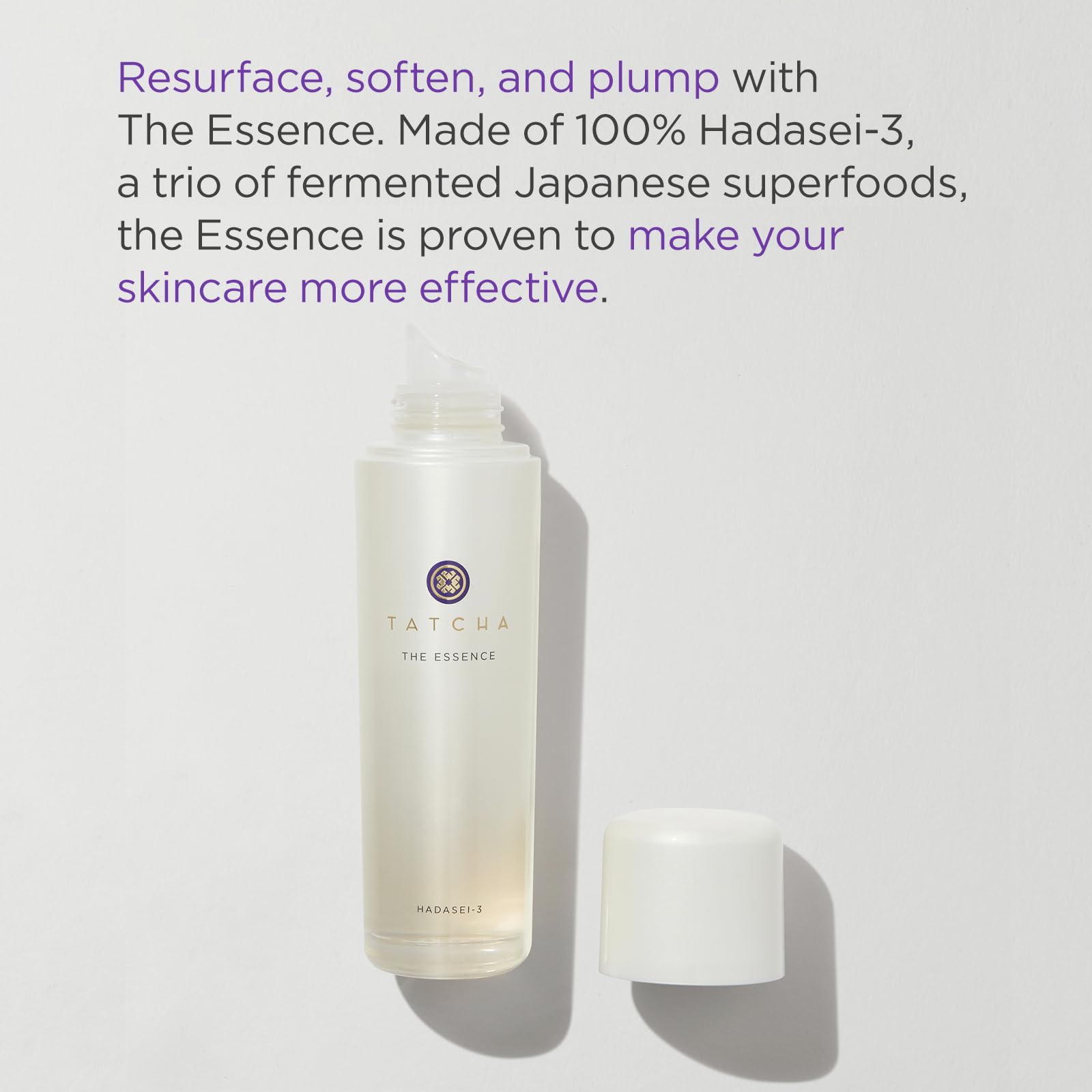 TATCHA The Essence : texture soyeuse prête à hydrater votre peau.