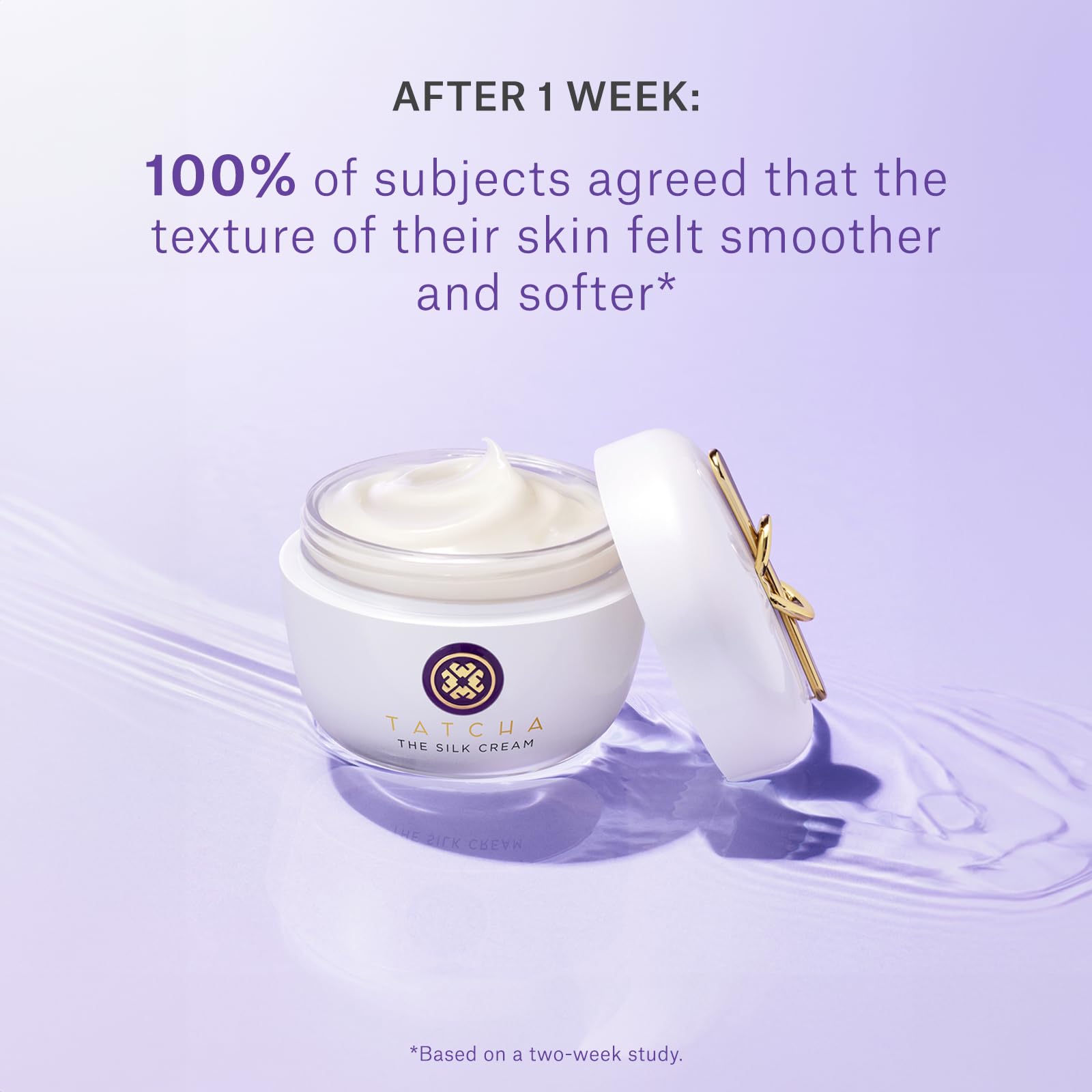 TATCHA Silk Cream hidratación rica que mantiene la piel cómoda.