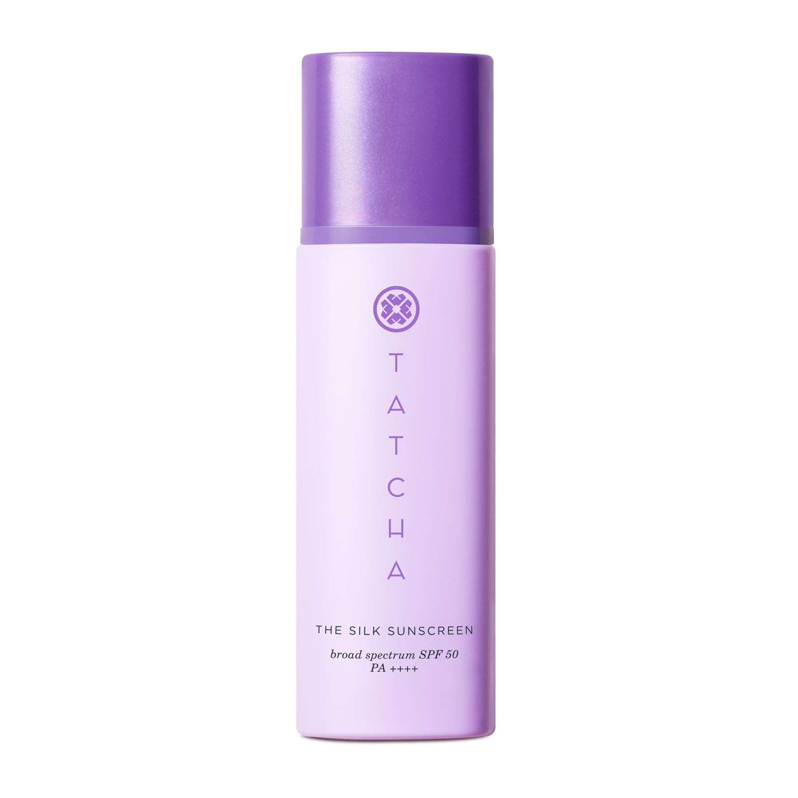 TATCHA The Silk Sunscreen – bouteille 50 ml et protection hydratante pour le visage.