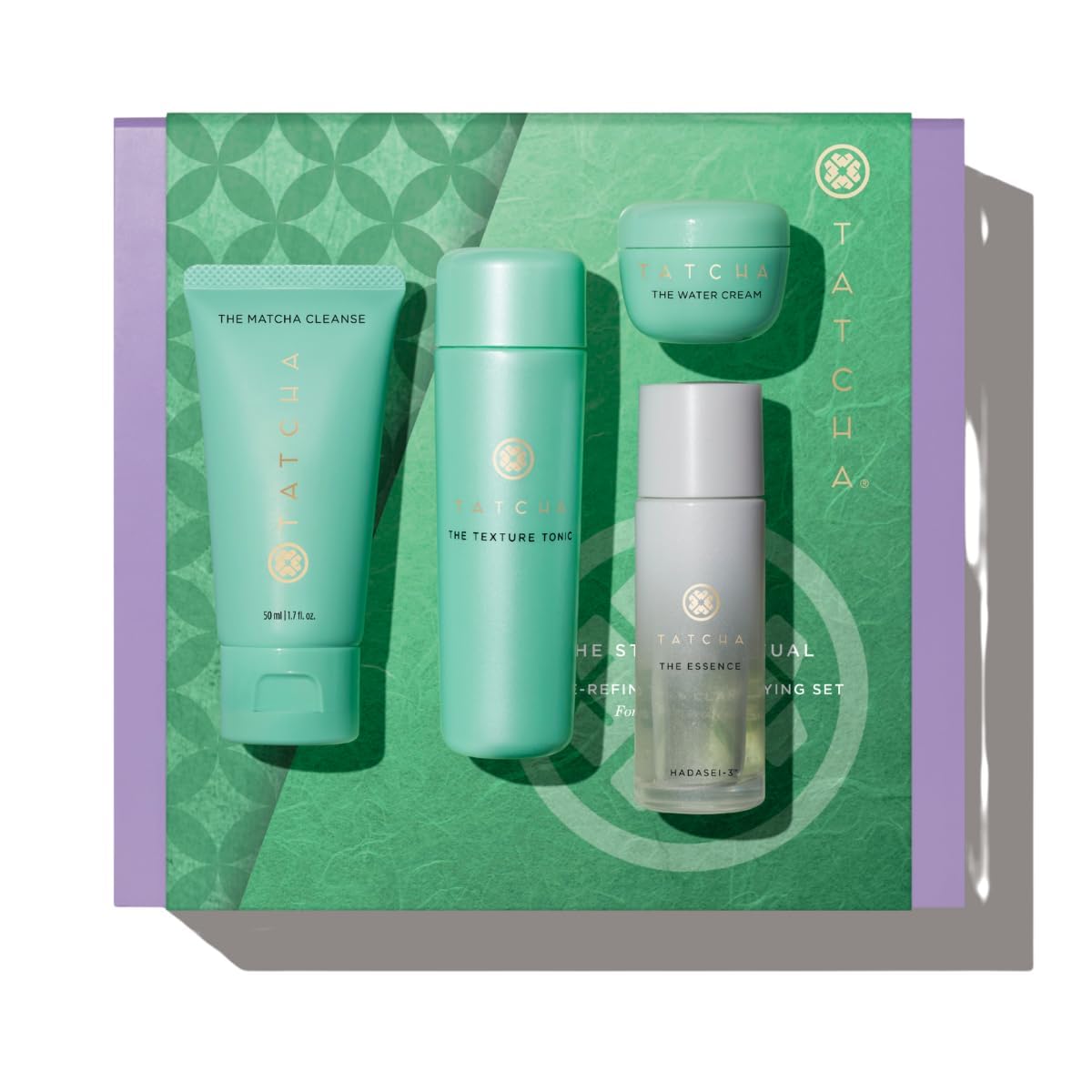 Tatcha Starter Ritual Set en empaque elegante para empezar una rutina diaria.