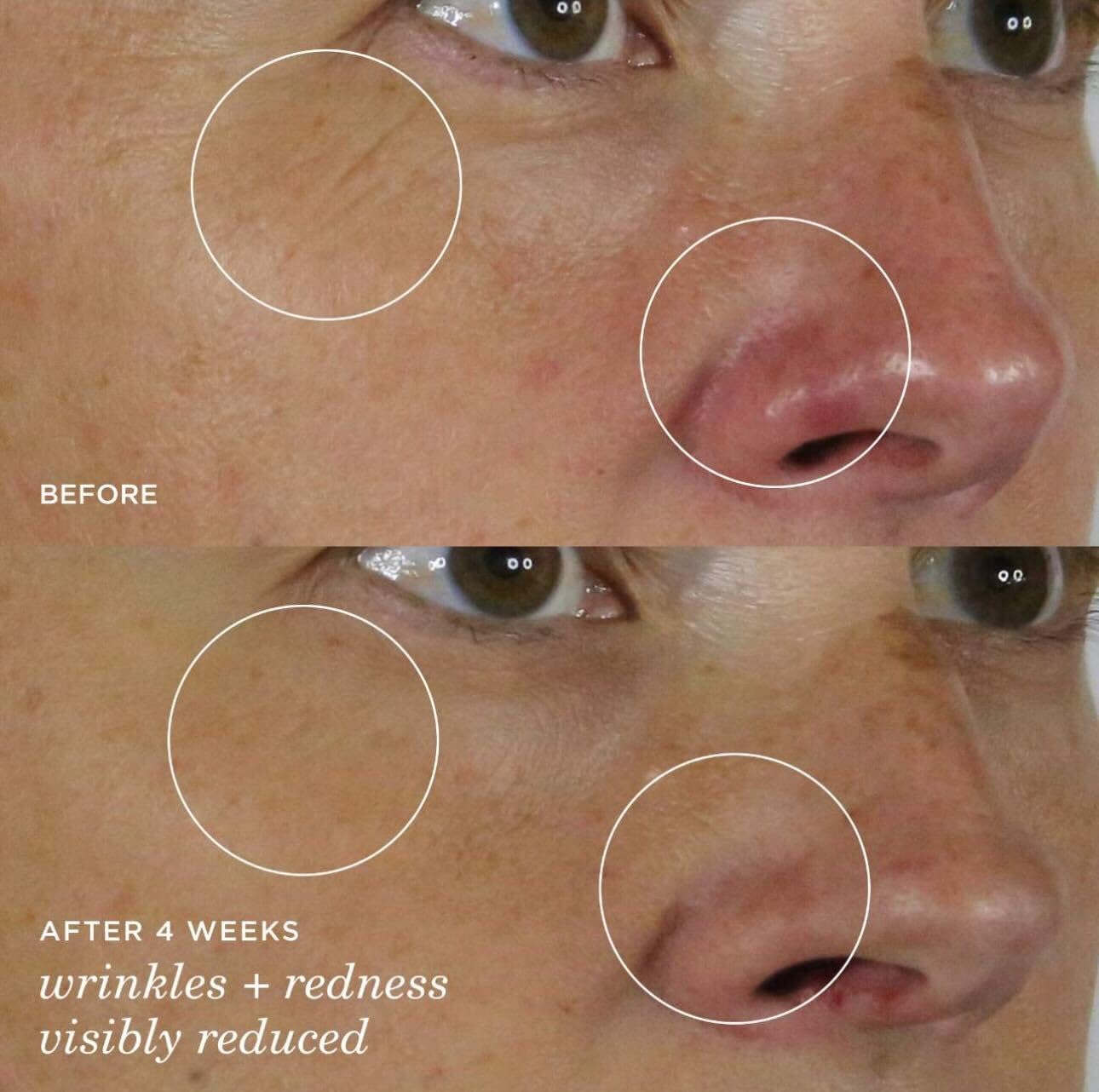Aroma ligero del suero seda de Tatcha durante la rutina nocturna