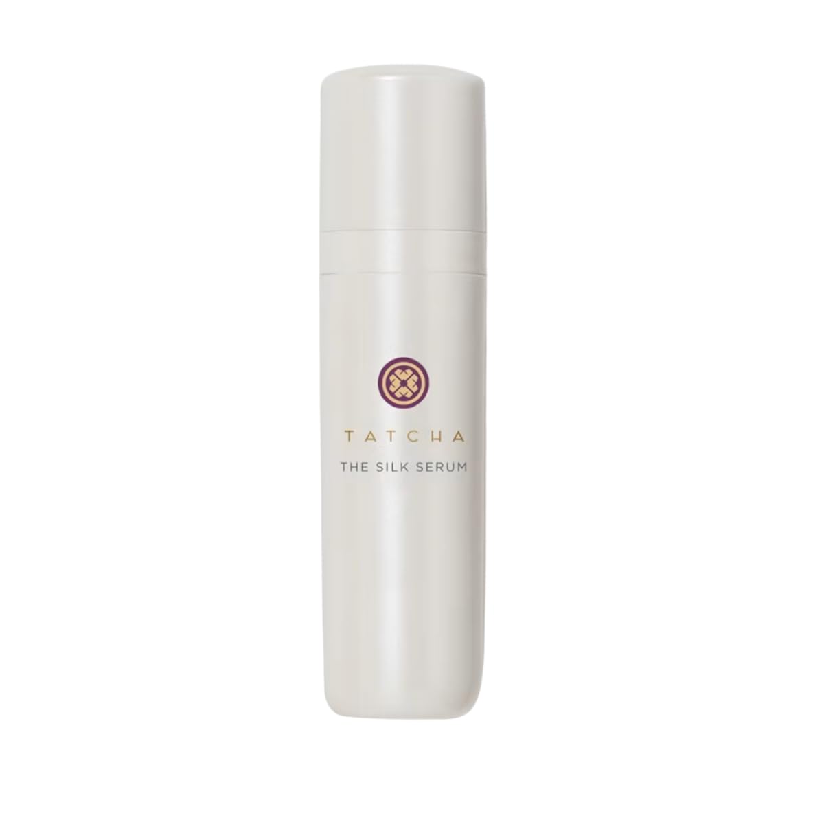 Tatcha suero seda en botella de vidrio, textura suave para piel más lisa