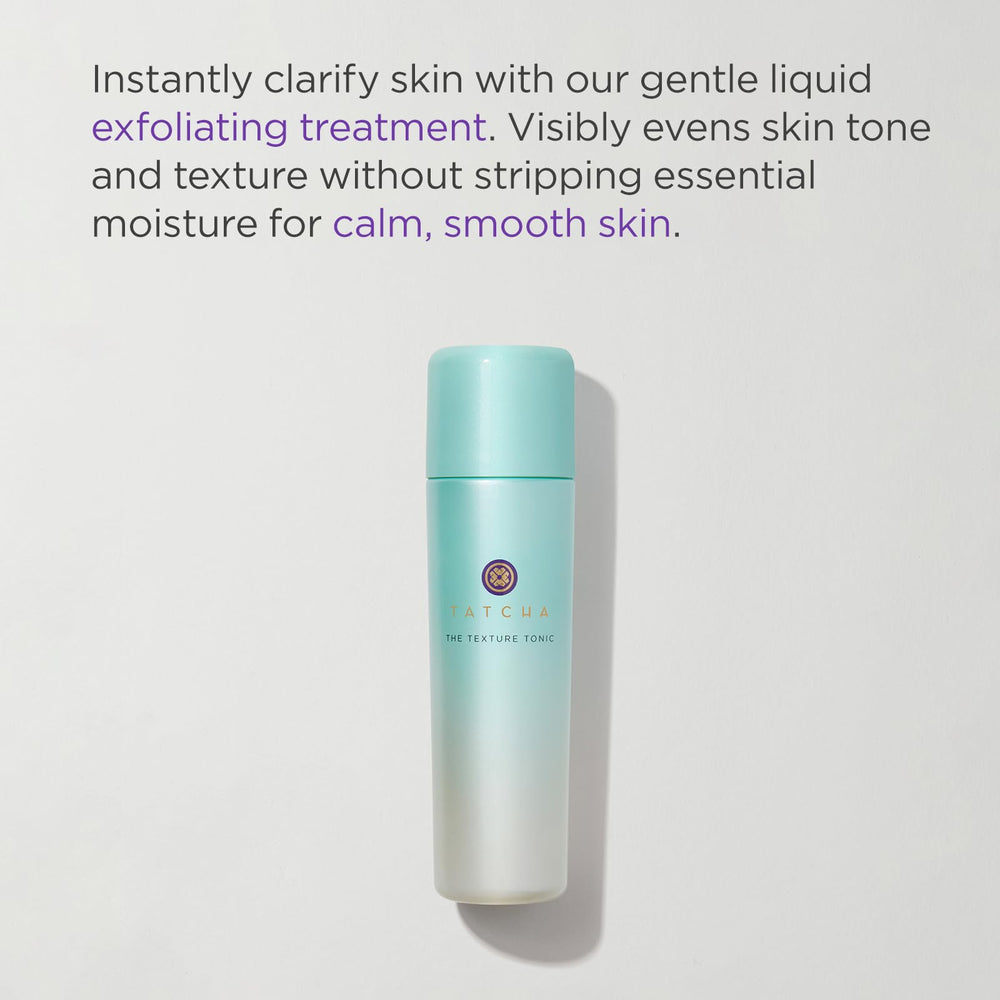 TATCHA Texture Tonic: exfoliante líquido que iguala el tono y calma la piel.