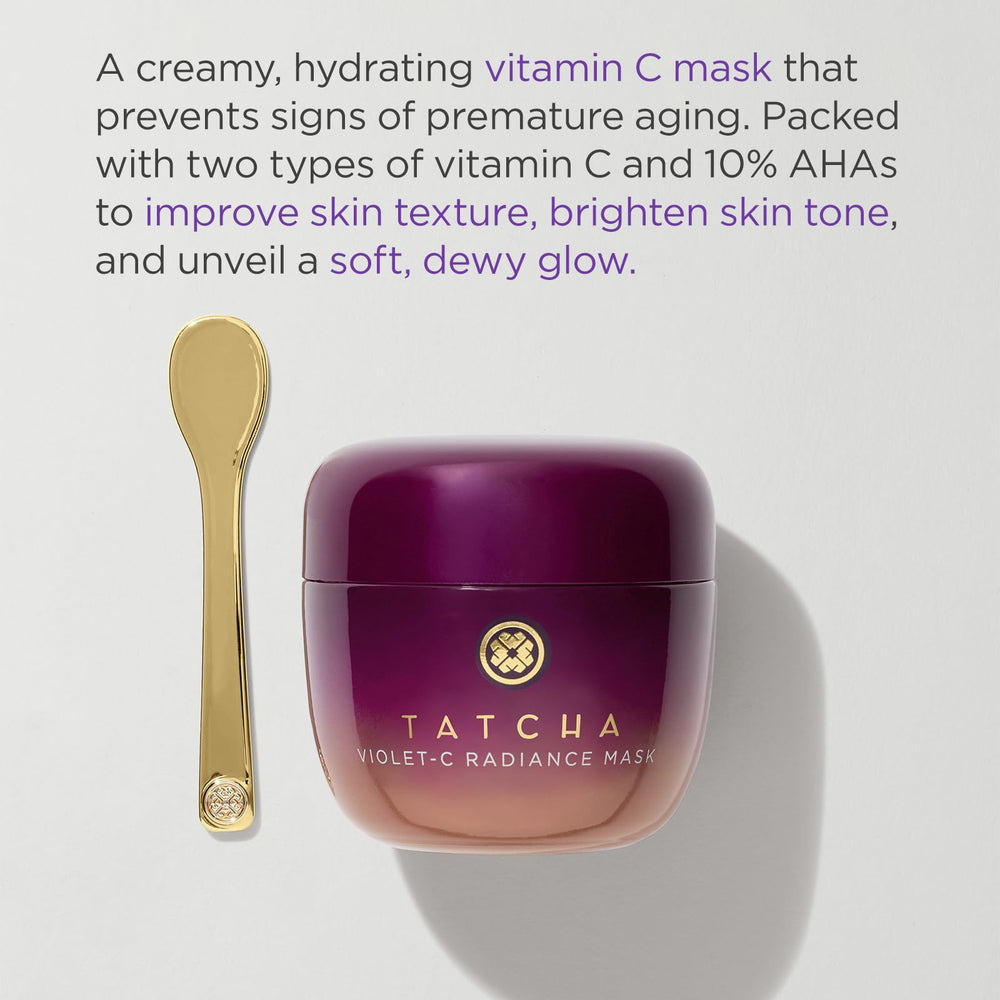 TATCHA Violet-C dos formas de Vitamina C para brillo y tono.