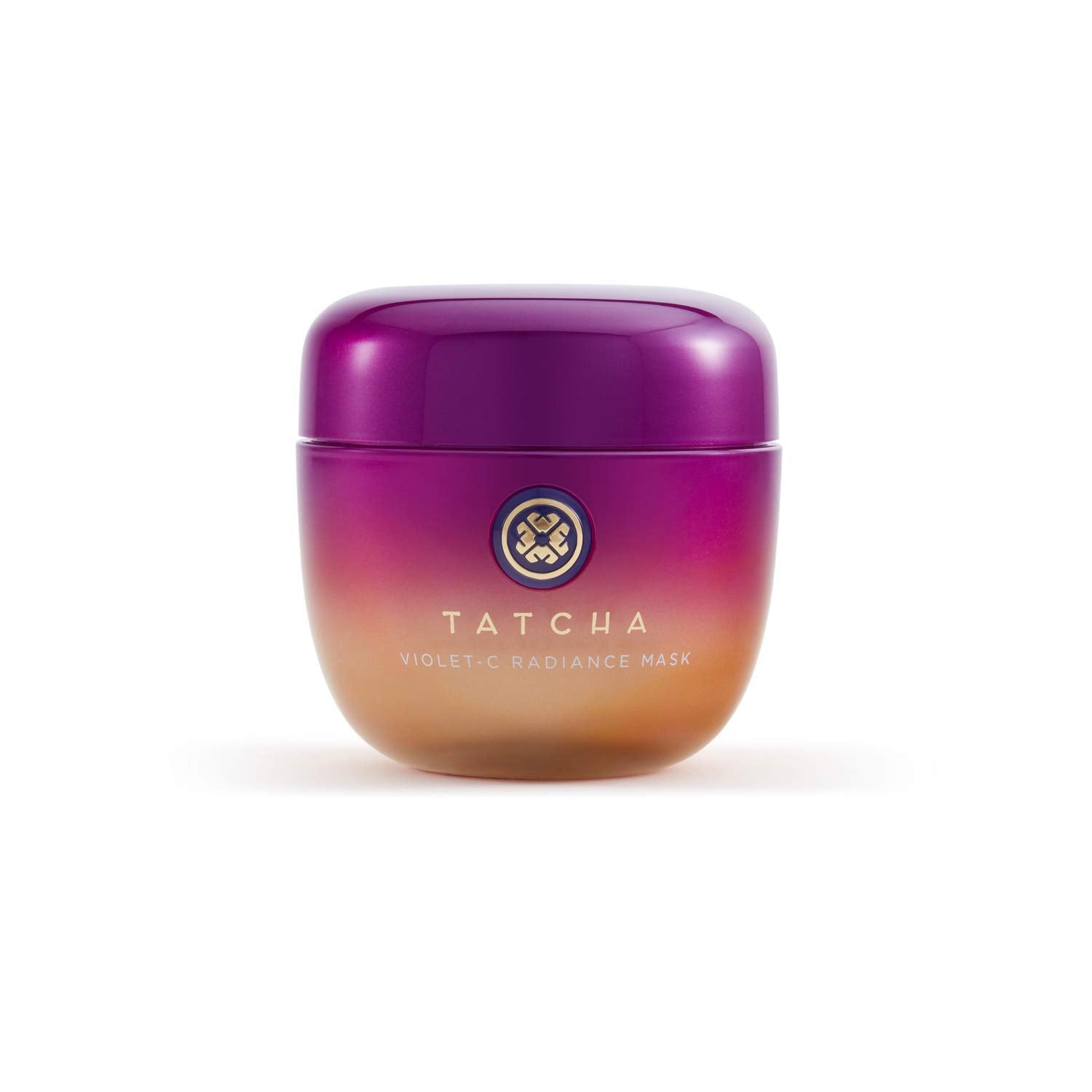 TATCHA Mascarilla Violet-C Radiancia muestra textura cremosa para piel suave.