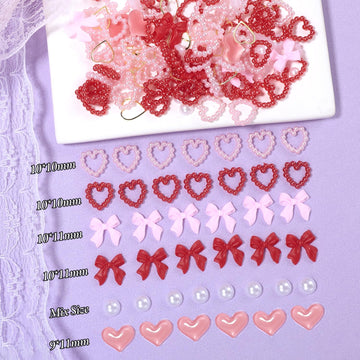 Dijes cristales y perlas de Tatiwoo para uñas, brindan brillo sutil y duradero.