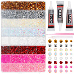 Kit Tatiwoo de resinas multicolor 30000 piezas para personalizar prendas y accesorios