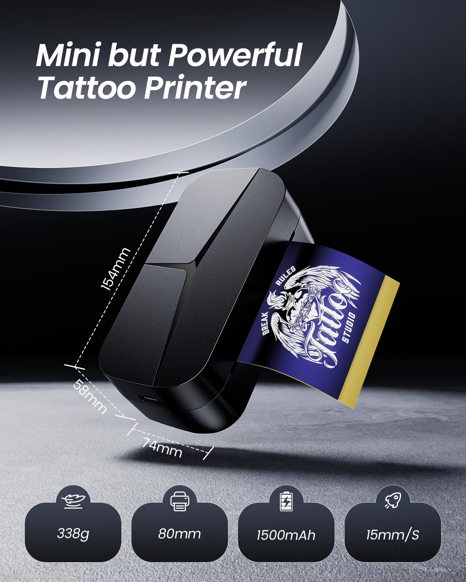 Kit portátil para tatuajes DIY y pruebas rápidas