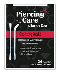 Tattoo Goo: toallitas piercing, limpieza higiénica para nuevos piercings.