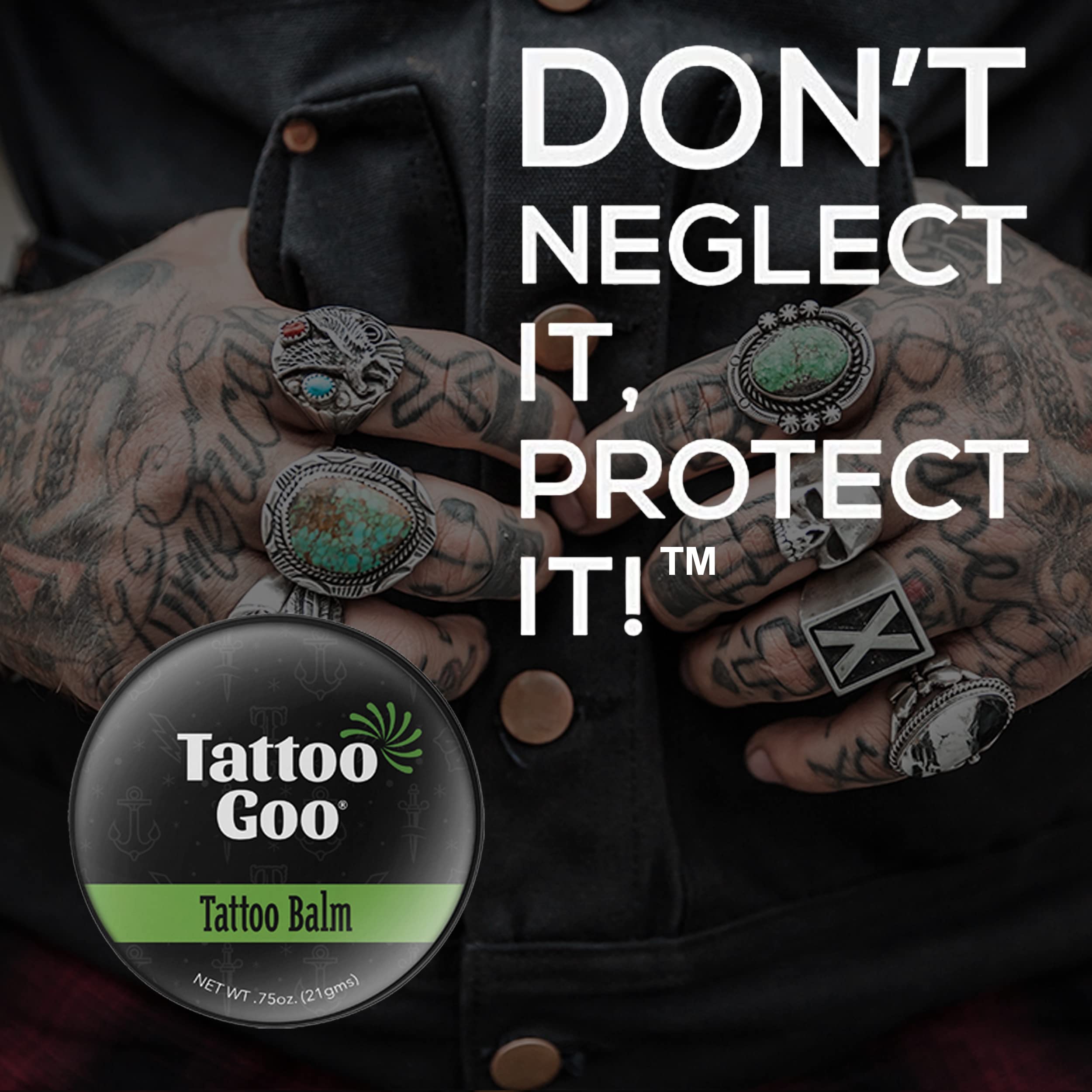 Aplicación suave de Tattoo Goo en tatuaje nuevo para comodidad diaria.