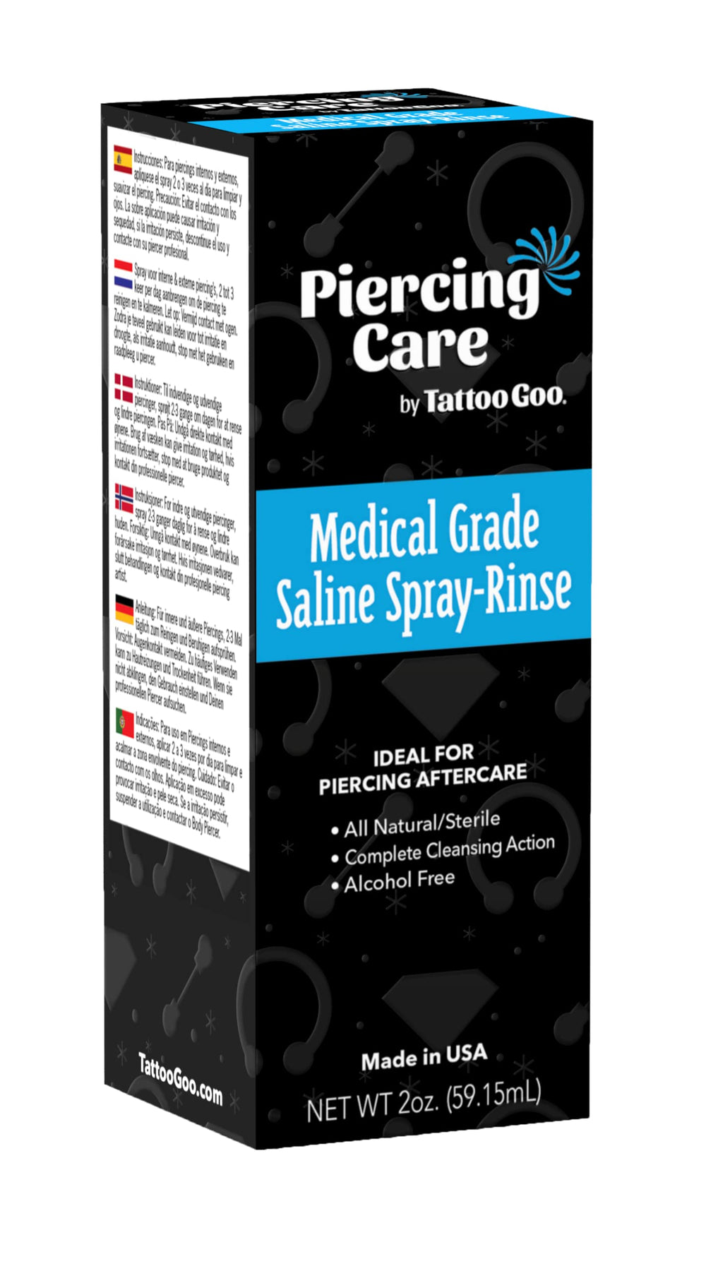Envase ecológico Tattoo Goo Saline-Spray sin aerosol