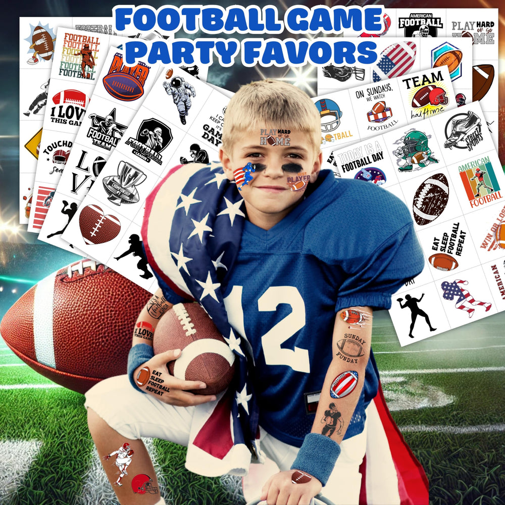 Tatuajes temporales fútbol 96pcs – diseños divertidos para niños