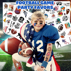 Tatuajes temporales fútbol 96pcs – diseños divertidos para niños