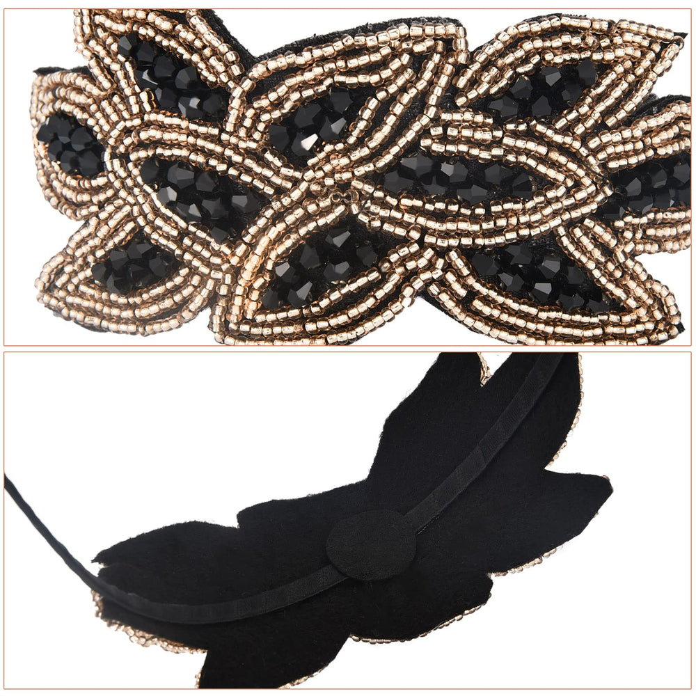 Diadema de Tatuo en plata con cuentas y cristales brillantes para eventos nocturnos