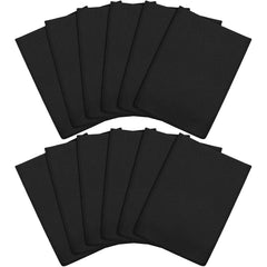 Guante exfoliante tatuo negro de 12 piezas para exfoliar la piel en la ducha.