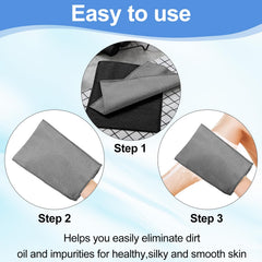 Guante exfoliante Tatuo, fácil de limpiar y ligero para viajar.